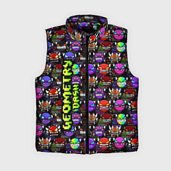 Женский жилет Geometry Dash: Heroes, цвет: 3D-черный