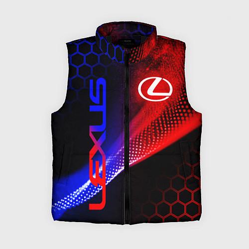 Женский жилет LEXUS ЛЕКСУС NEON НЕОН / 3D-Черный – фото 1