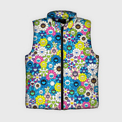 Женский жилет Takashi Murakami Улыбающиеся цветы
