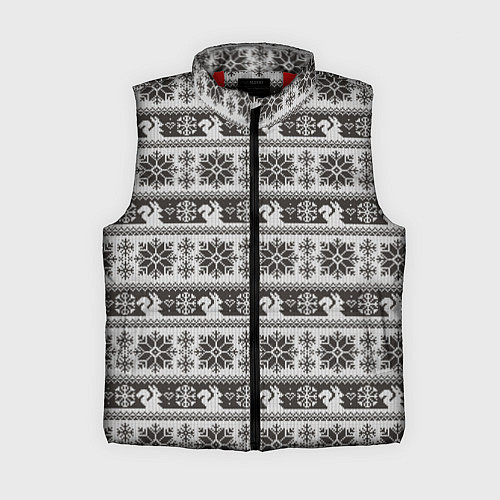 Женский жилет Squirrel Pattern / 3D-Красный – фото 1