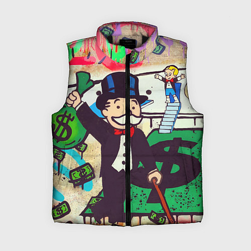 Женский жилет Alec Monopoly ART / 3D-Черный – фото 1