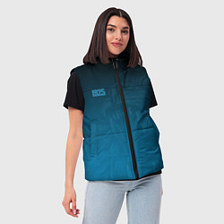 Женский жилет 1925 SPB Lion Dark Theme, цвет: 3D-черный — фото 2