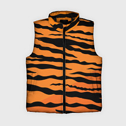 Женский жилет Шкура тигра вектор, цвет: 3D-черный