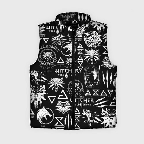 Женский жилет ВЕДЬМАК ЛОЛГОБОМБИНГ THE WITCHER / 3D-Черный – фото 1