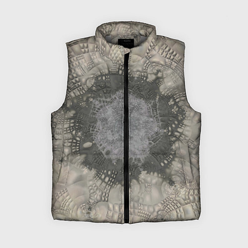 Женский жилет Серый песок - коллекция Путешествие - Хуф и Ся / 3D-Светло-серый – фото 1