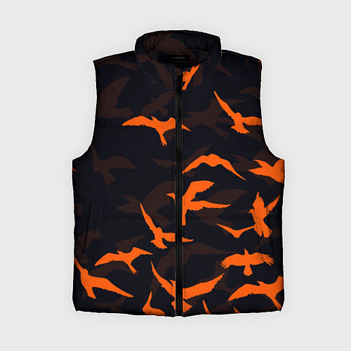 Женский жилет Стая Воронов / 3D-Черный – фото 1