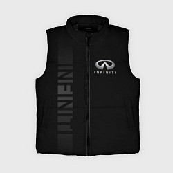 Женский жилет Infiniti, Инфинити, цвет: 3D-черный