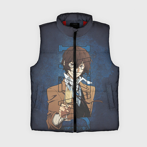 Женский жилет Дазай Осаму Dazai Osamu bungou stray dogs / 3D-Красный – фото 1