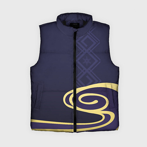 Женский жилет КОСТЮМ КАМИСАТО АЯКИ / 3D-Черный – фото 1