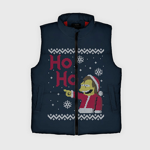 Женский жилет НЕЛЬСОН ХО-ХО СИМПСОНЫ / 3D-Красный – фото 1