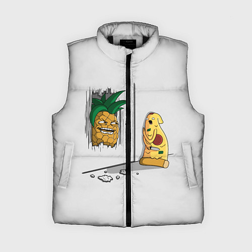 Женский жилет HERES PINEAPPLE! / 3D-Черный – фото 1