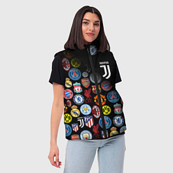 Женский жилет JUVENTUS LOGOBOMBING SPORT, цвет: 3D-красный — фото 2
