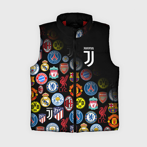 Женский жилет JUVENTUS LOGOBOMBING SPORT / 3D-Красный – фото 1