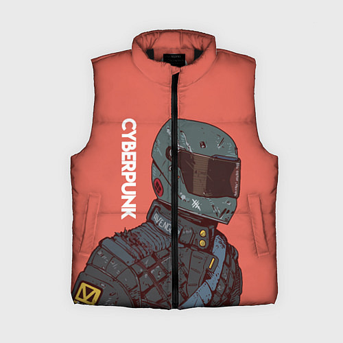 Женский жилет Cyberpunk Спина / 3D-Черный – фото 1