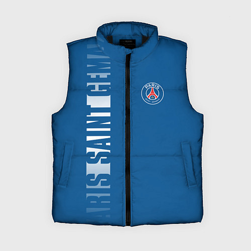Женский жилет PSG PARIS SAINT GERMAIN WHITE LINE SPORT / 3D-Черный – фото 1