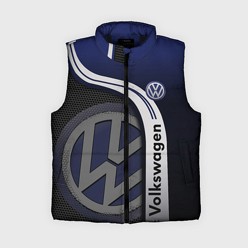 Женский жилет Volkswagen Фольксваген / 3D-Черный – фото 1