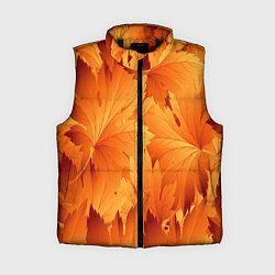 Женский жилет Кленовая сладость, цвет: 3D-черный