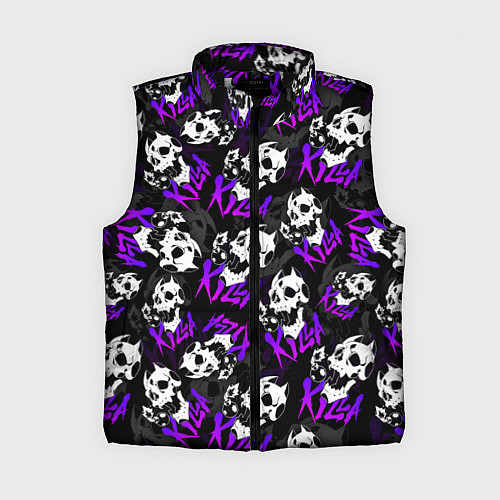 Женский жилет JOJO KILLER QUEEN КОРОЛЕВА УБИЙЦА УЗОР / 3D-Черный – фото 1