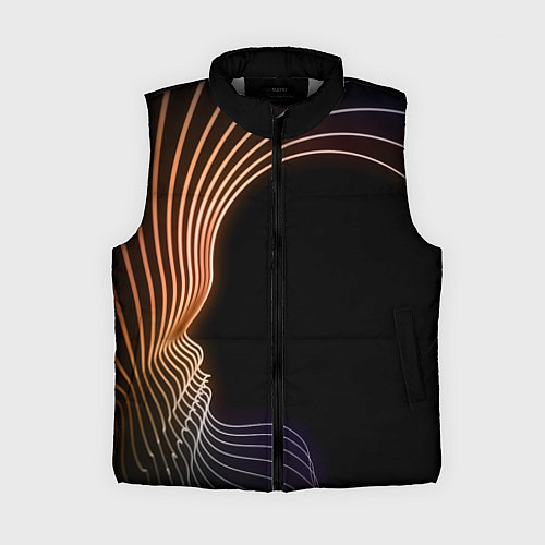 Женский жилет Геометрия Души / 3D-Светло-серый – фото 1