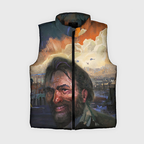 Женский жилет Disco Elysium Harrier Du Bois / 3D-Черный – фото 1