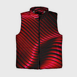 Женский жилет Волны красного металла