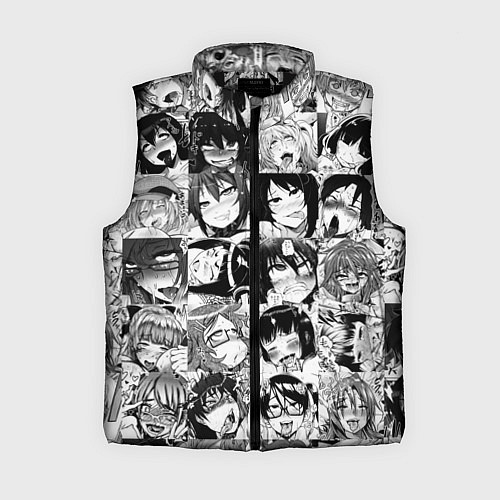 Женский жилет AHEGAO - АХЕГАО / 3D-Черный – фото 1