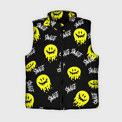 Женский жилет SMILE smile граффити / 3D-Светло-серый – фото 1