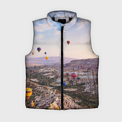 Женский жилет Воздушные Шары!, цвет: 3D-черный