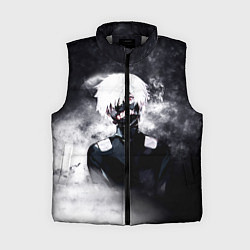 Женский жилет Токийский Гуль в Дыму Tokyo Ghoul Smoke, цвет: 3D-светло-серый