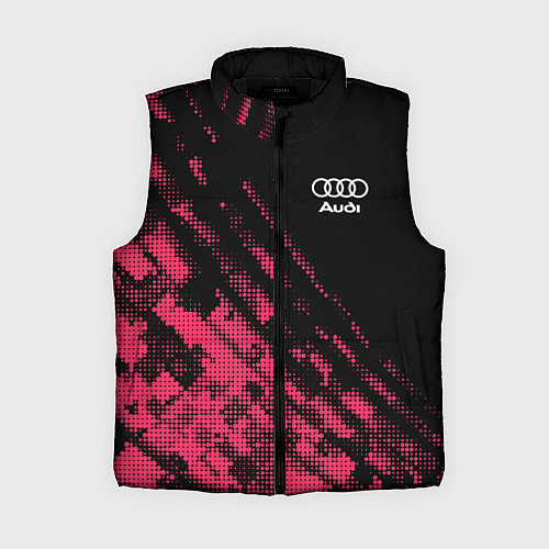 Женский жилет Audi Текстура / 3D-Черный – фото 1