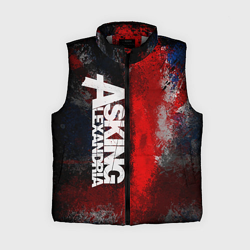 Женский жилет Asking Alexandria British / 3D-Светло-серый – фото 1