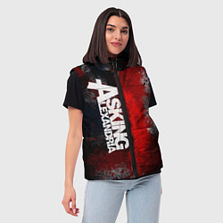 Женский жилет Asking Alexandria British, цвет: 3D-светло-серый — фото 2