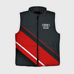 Женский жилет Audi sport red