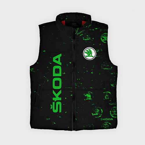 Женский жилет Skoda: Sport Auto / 3D-Красный – фото 1