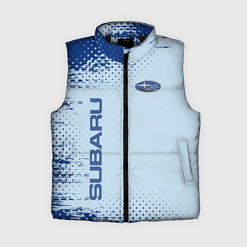 Женский жилет Subaru - Субару / 3D-Черный – фото 1