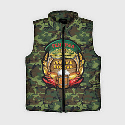 Женский жилет Генерал Пивные Войска, цвет: 3D-черный