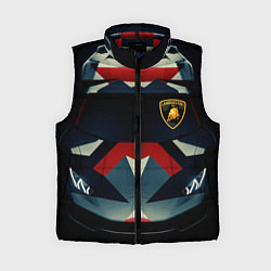 Женский жилет ЛАМБОРГИНИ ТЕКСТУРА, цвет: 3D-красный
