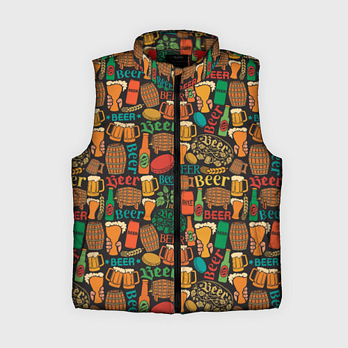 Женский жилет Пиво Beer / 3D-Красный – фото 1