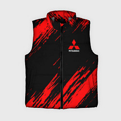 Женский жилет Mitsubishi Texture Red, цвет: 3D-светло-серый