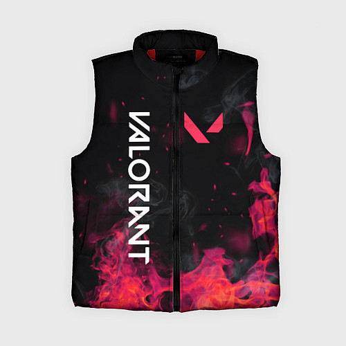 Женский жилет Valorant огонь / 3D-Красный – фото 1