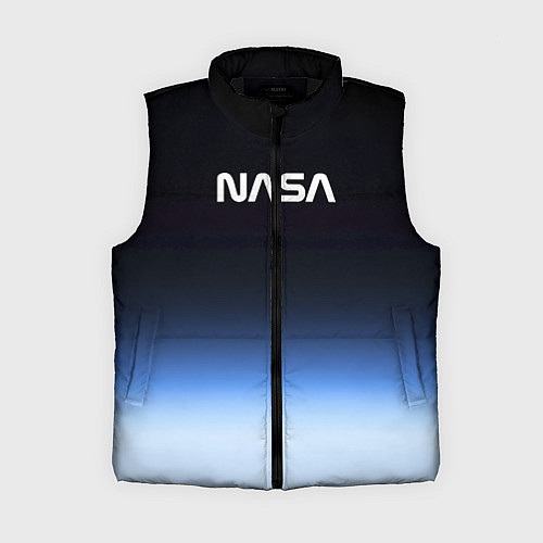 Женский жилет NASA с МКС / 3D-Черный – фото 1
