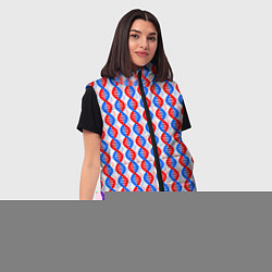 Женский жилет Спирали ДНК, цвет: 3D-светло-серый — фото 2