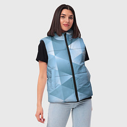Женский жилет Треугольники 3D Frozzen 2022, цвет: 3D-черный — фото 2