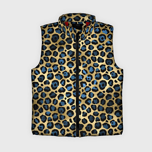 Женский жилет Стиль леопарда шкура леопарда / 3D-Красный – фото 1