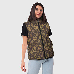 Женский жилет Monogramm Pattern Dope Camo Dope Street Market, цвет: 3D-красный — фото 2