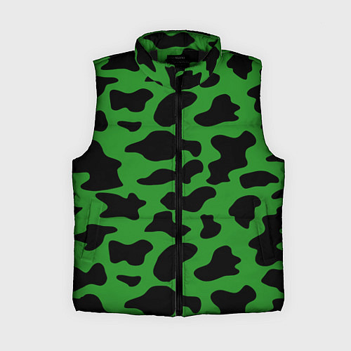 Женский жилет Армейский камуфляж / 3D-Черный – фото 1