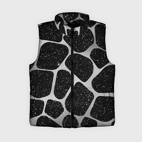 Женский жилет Глиттер И Серебро / 3D-Черный – фото 1