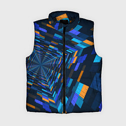 Женский жилет Geometric pattern Fashion Vanguard, цвет: 3D-черный