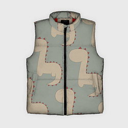 Женский жилет Динозеврий принт