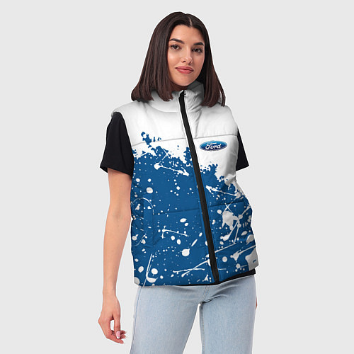 Женский жилет Ford форд / 3D-Красный – фото 3